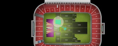 Seat view from General Admission