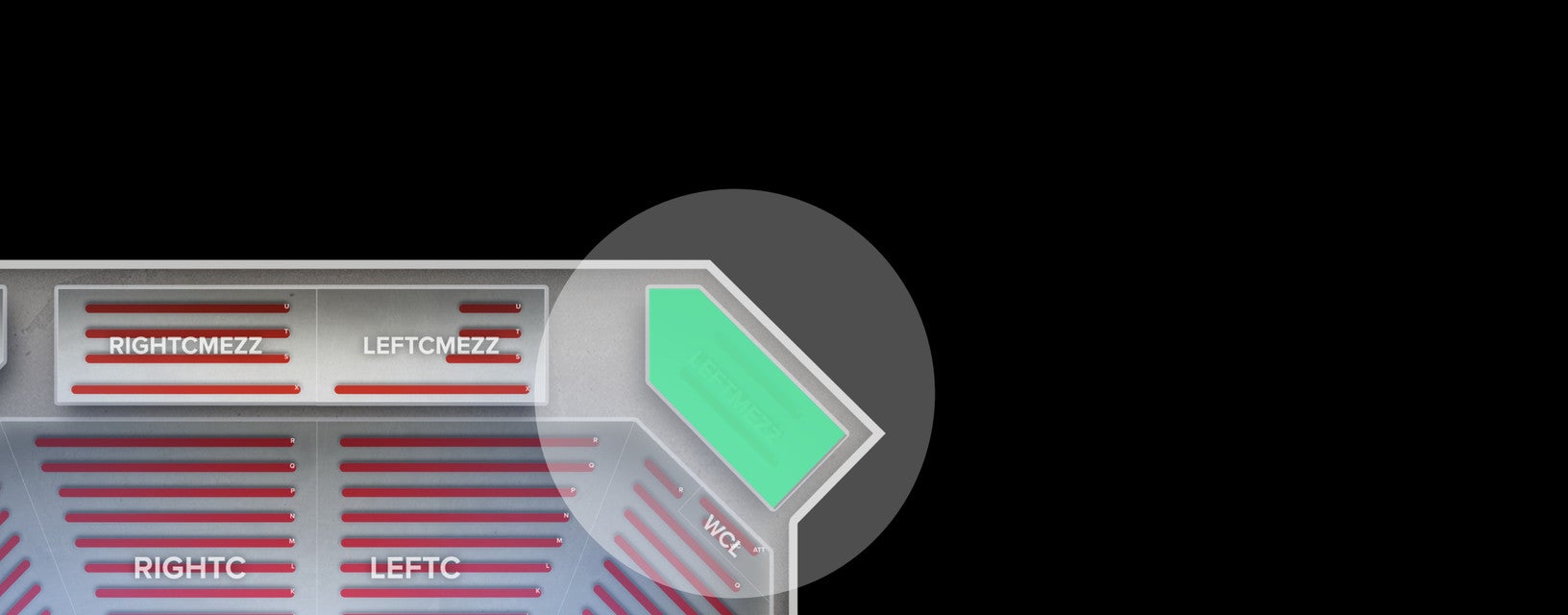 Seat view from Left Mezz