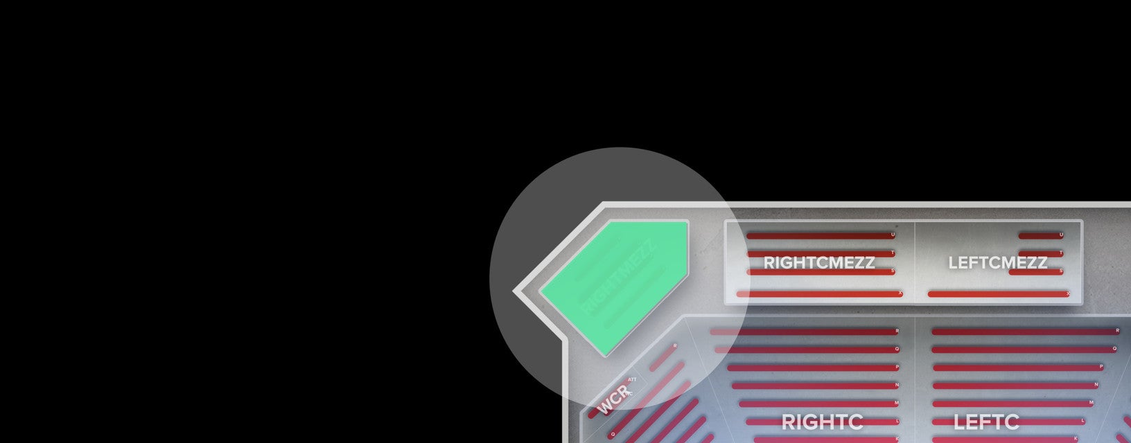Seat view from Right Mezz