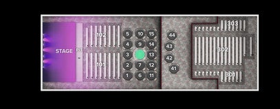 Seat view from Tables