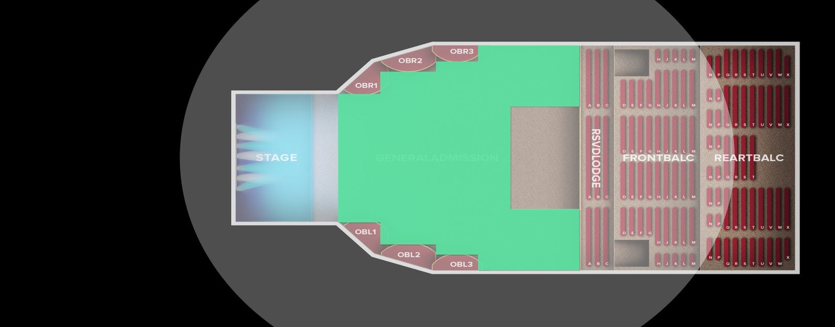 Seat view from Floor