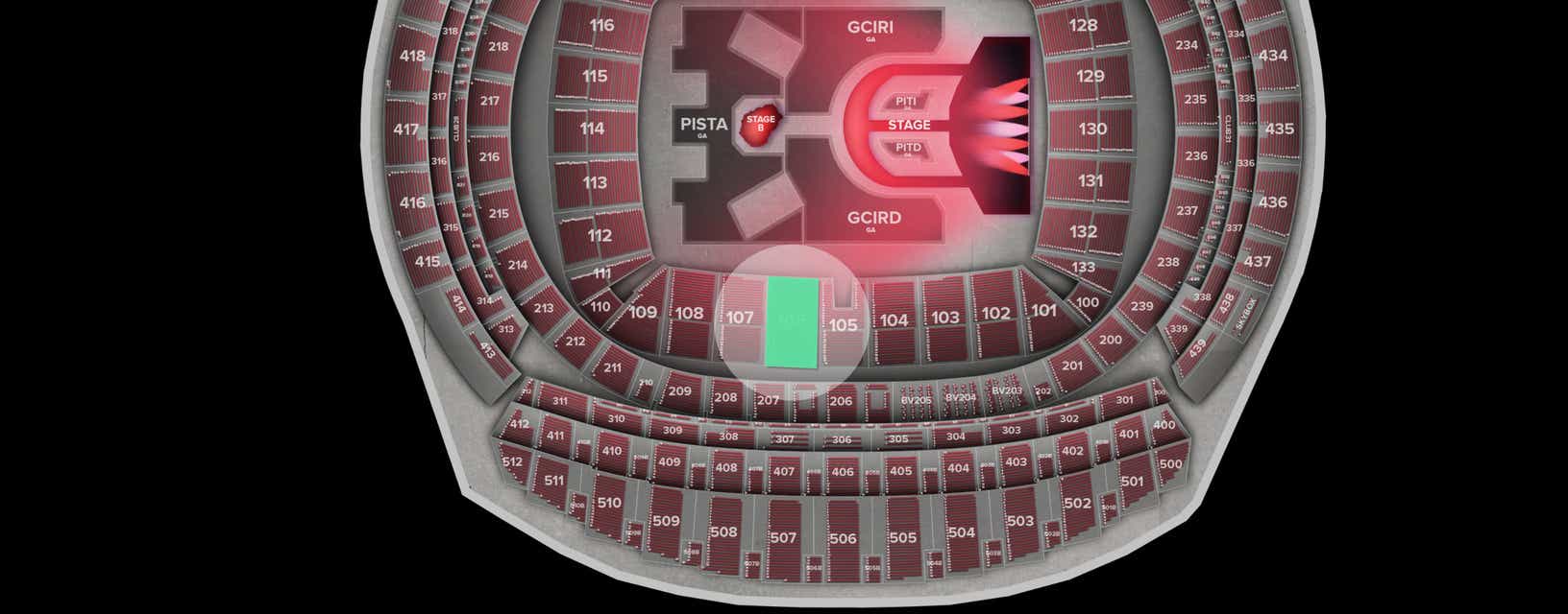 Seat view from Longside Lower