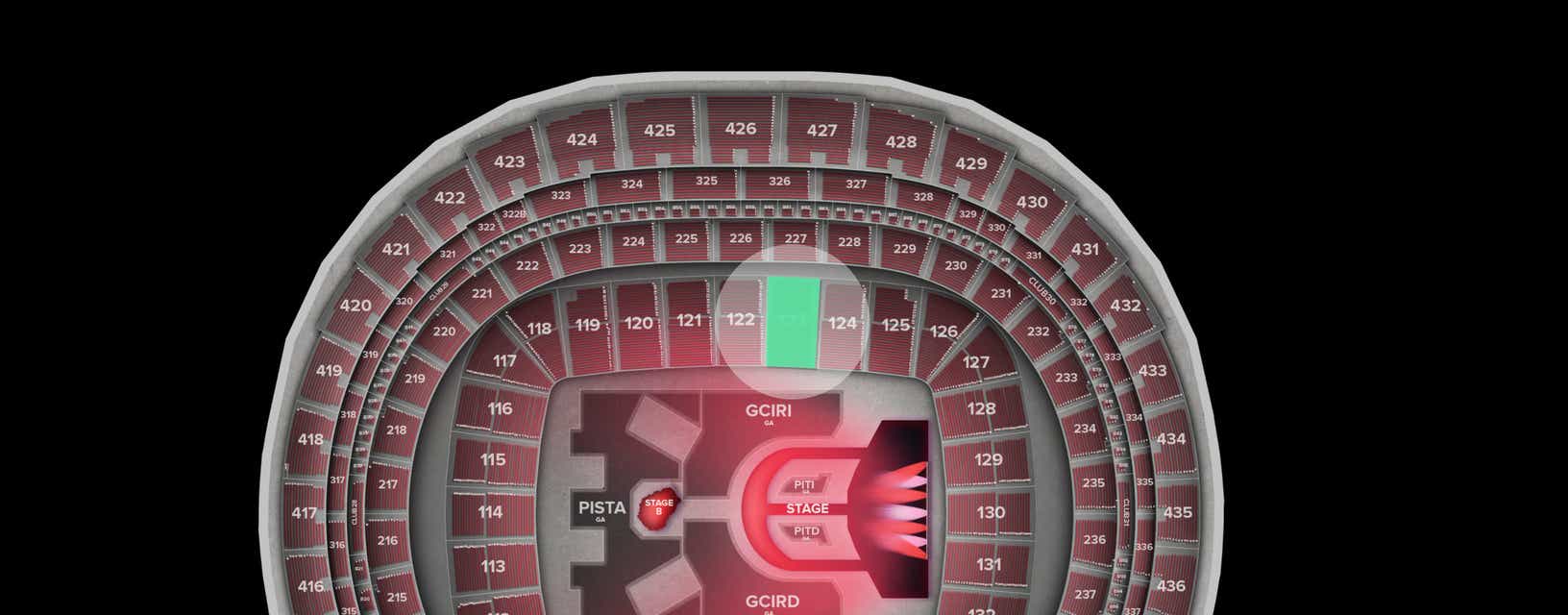 Seat view from Longside Lower
