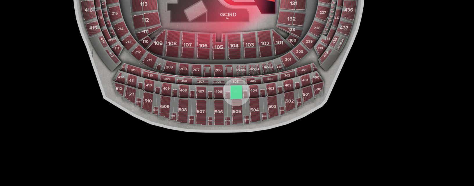 Seat view from Longside Upper