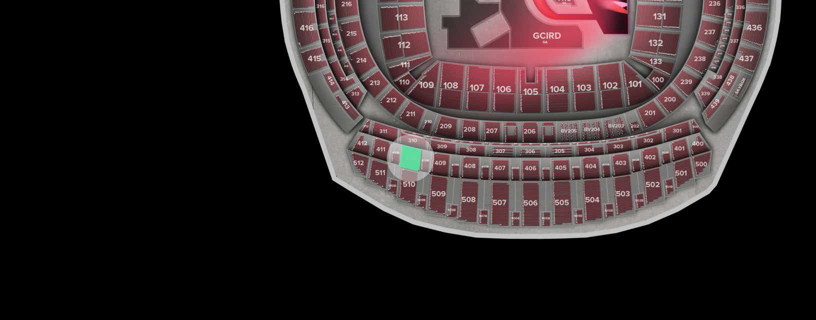 Seat view from Longside Upper