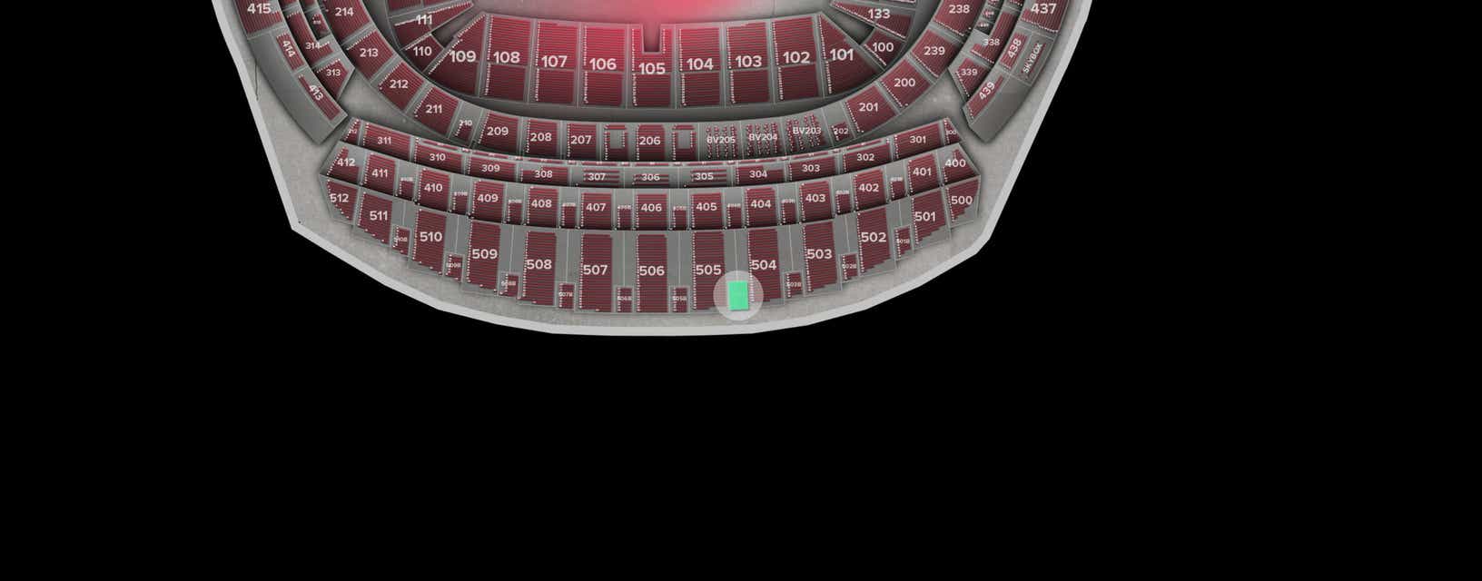 Seat view from Longside Upper