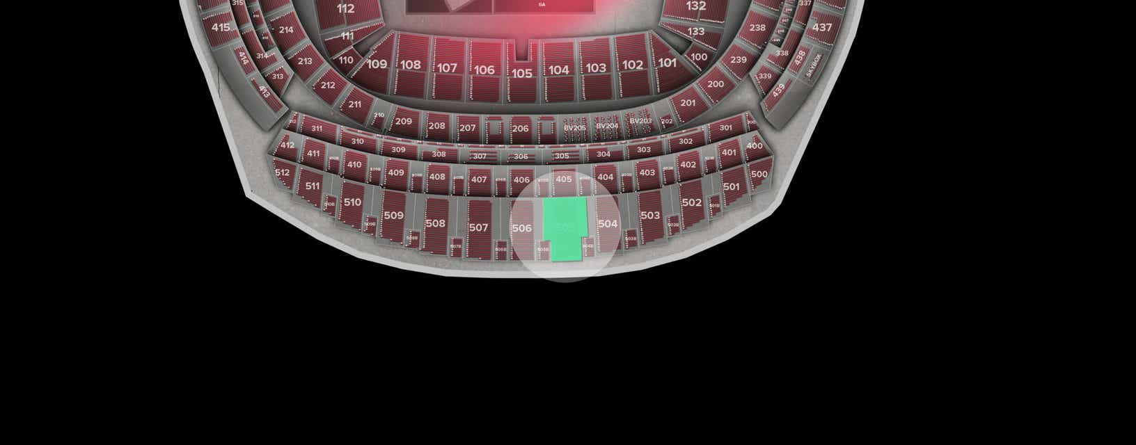 Seat view from Longside Upper