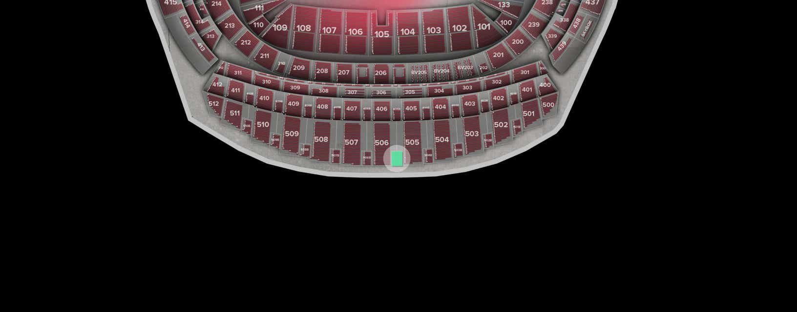 Seat view from Longside Upper