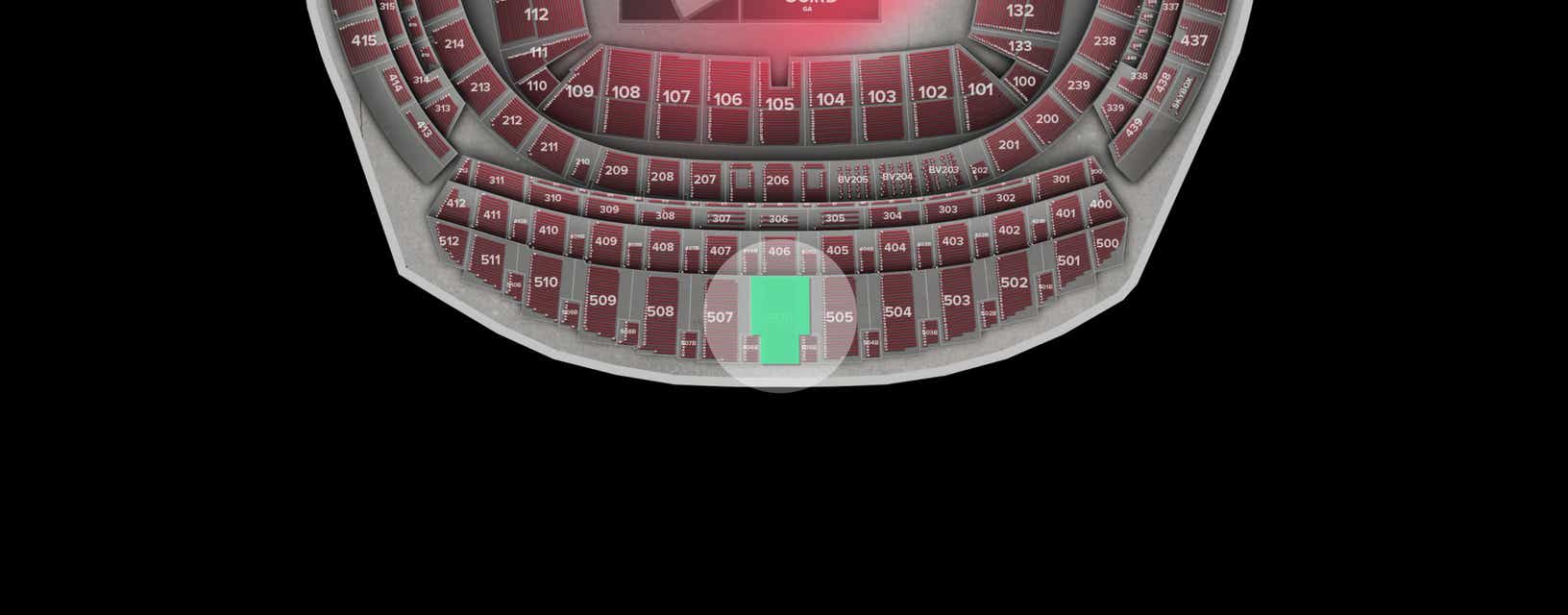 Seat view from Longside Upper