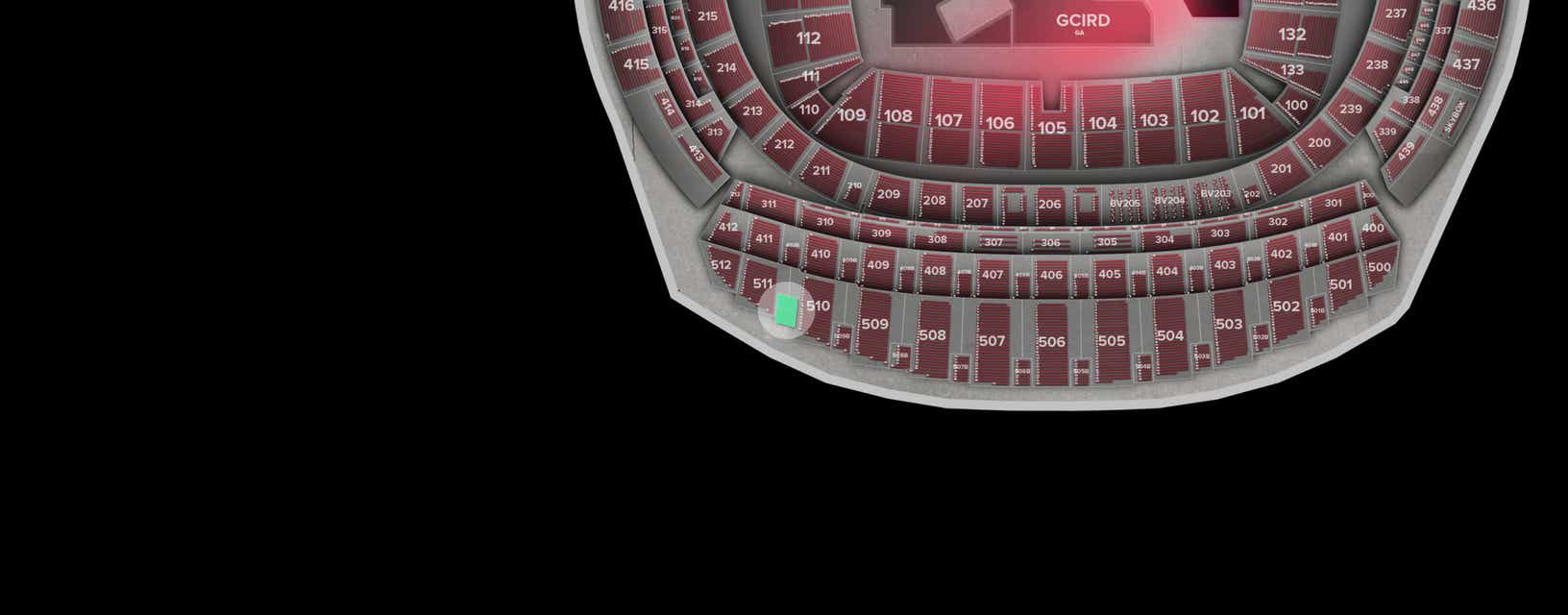 Seat view from Longside Upper