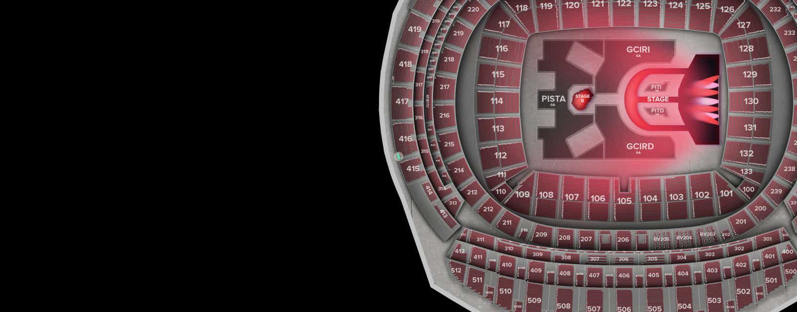 Seat view from General Admission