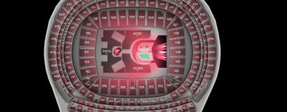 Seat view from PITD