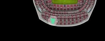 Seat view from Longside Upper