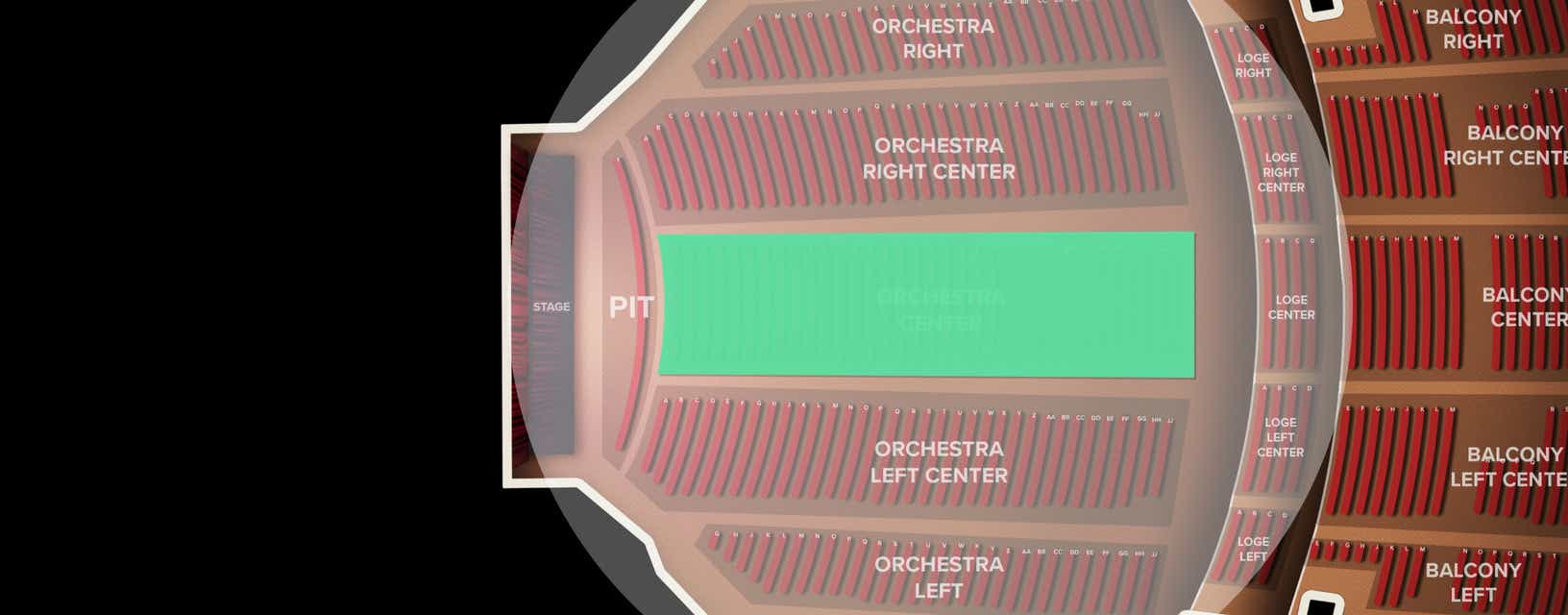 Seat view from Orchestra