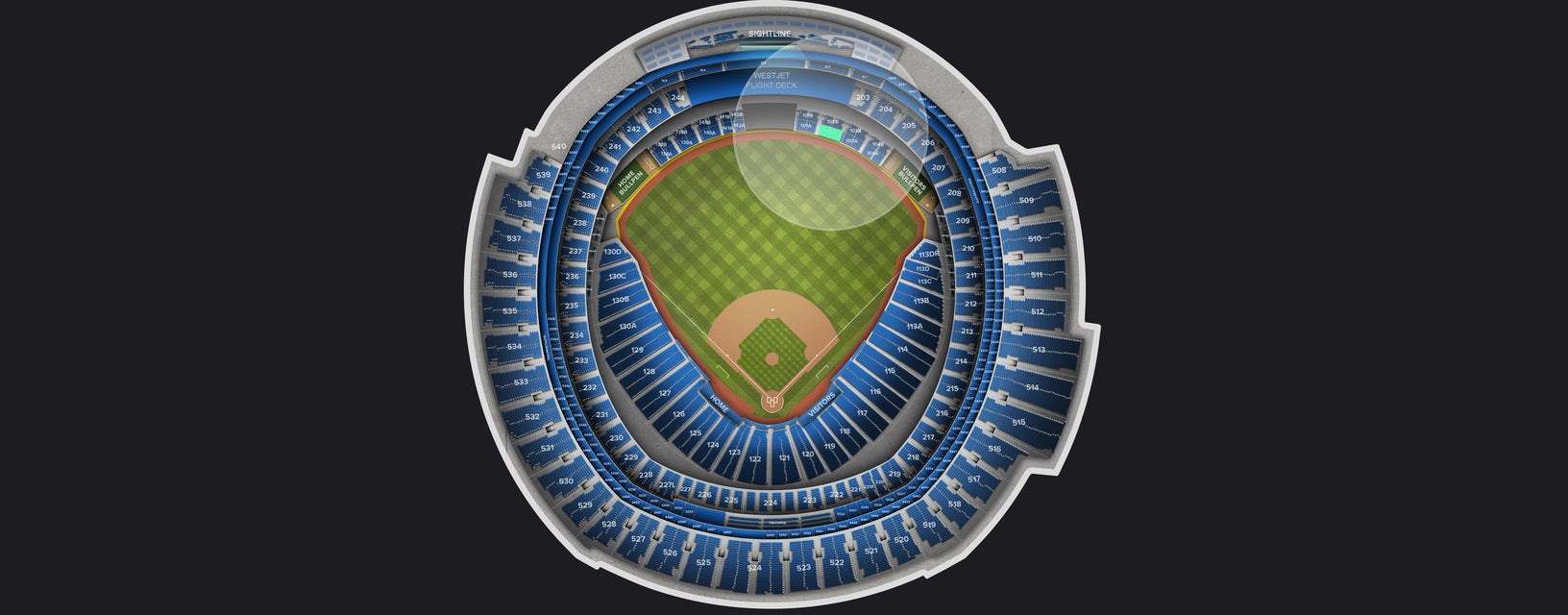 Seat view from Lower