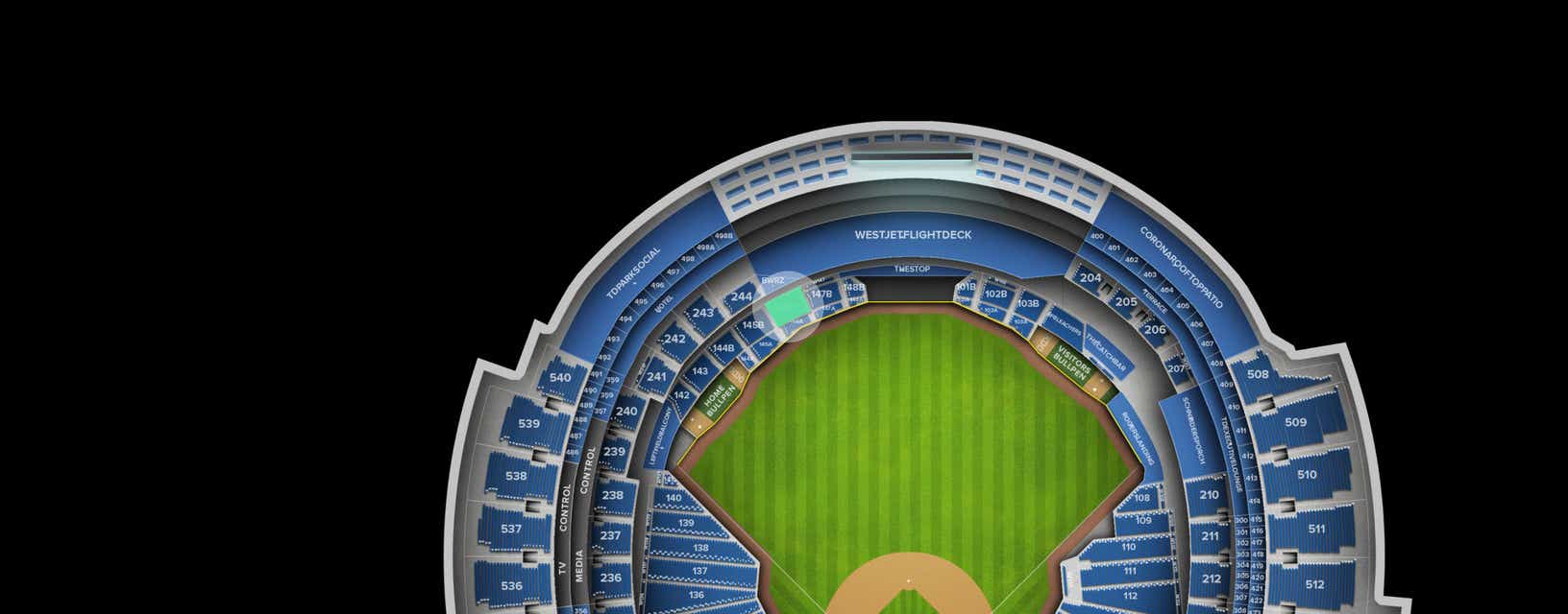 Seat view from Lower