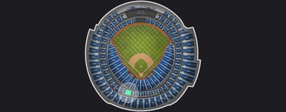 Seat view from 200 Infield