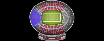 Seat view from Endzone