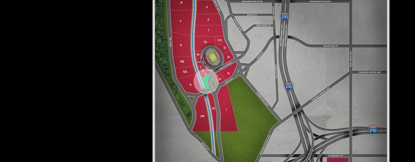 Seat view from Lot