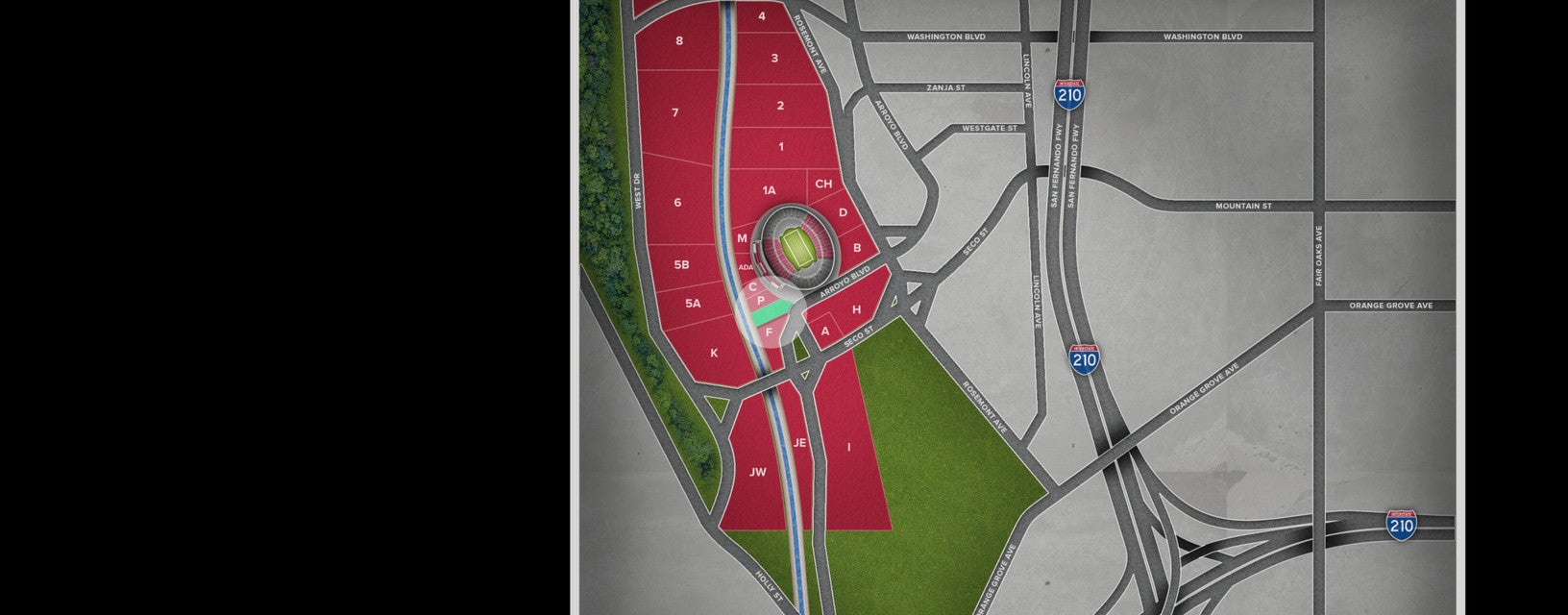 Seat view from Lot