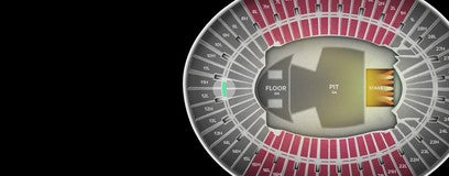 Seat view from General Admission