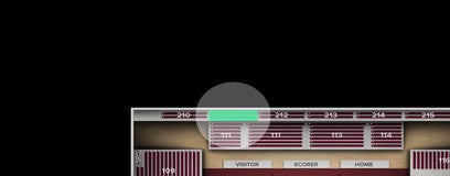 Seat view from Upper