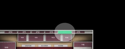 Seat view from Upper