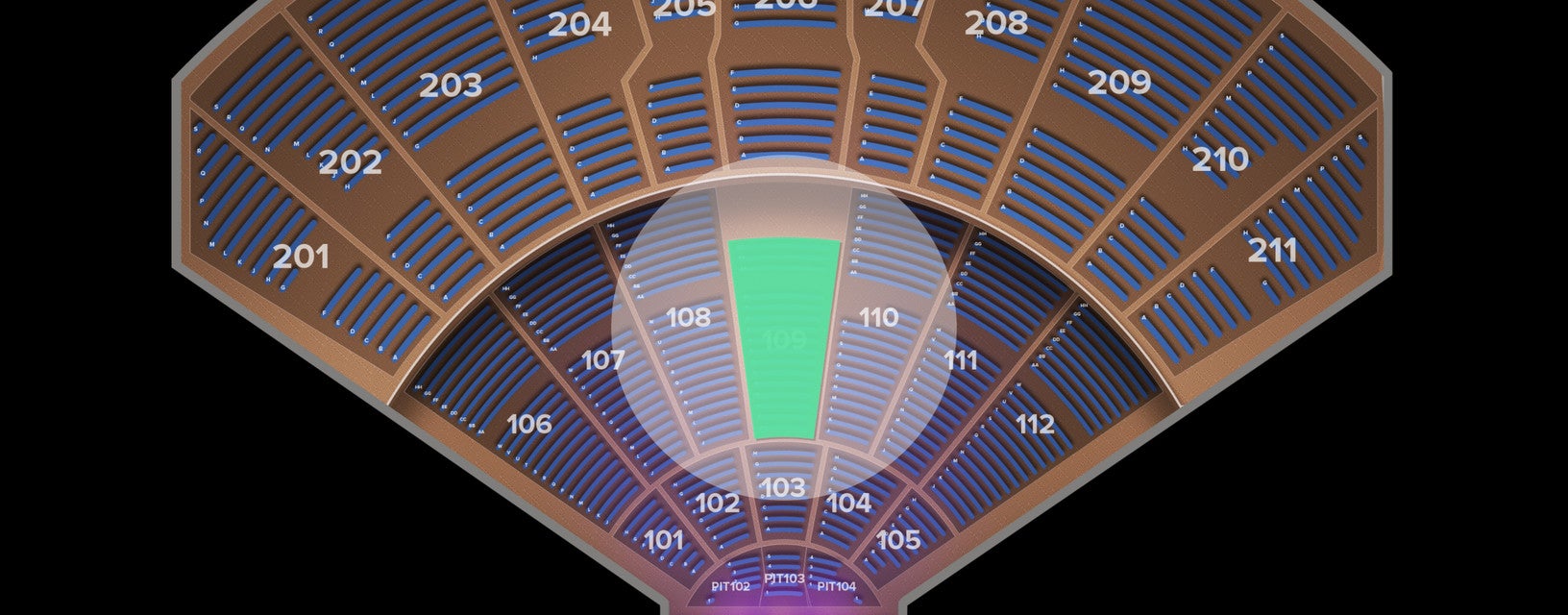 Seat view from Main Floor