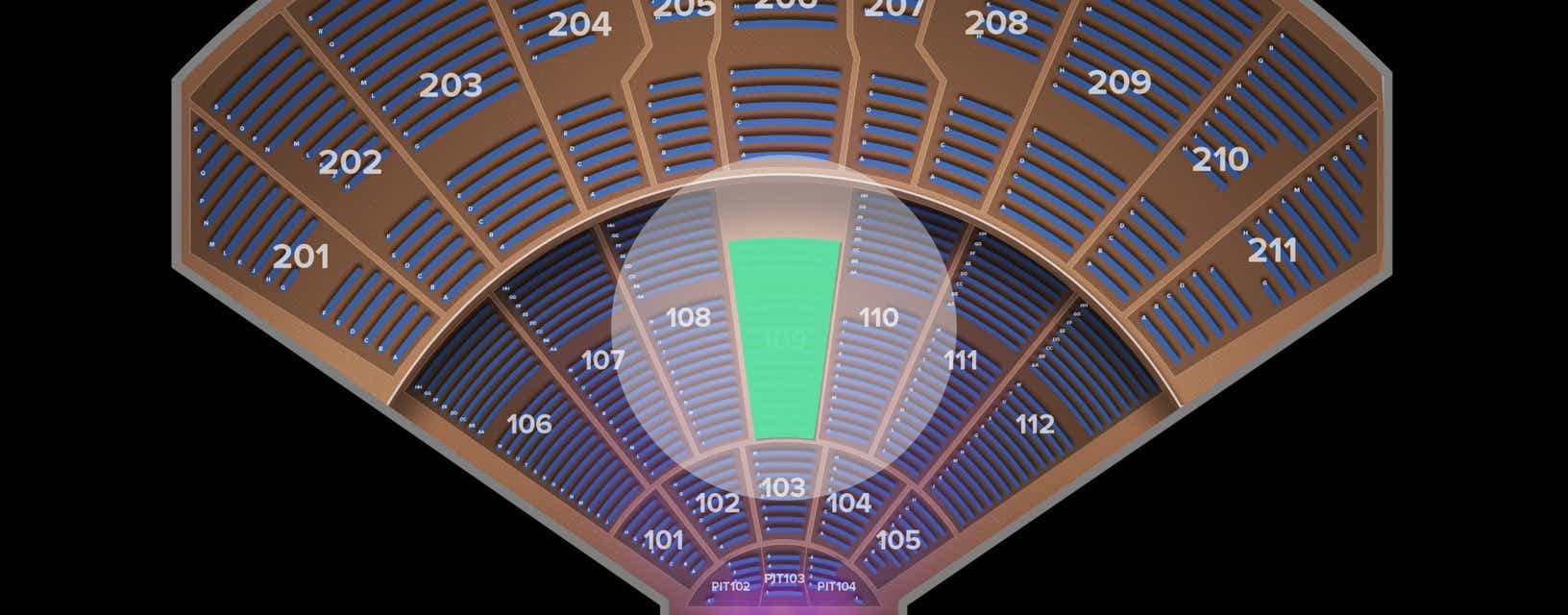 Seat view from Main Floor