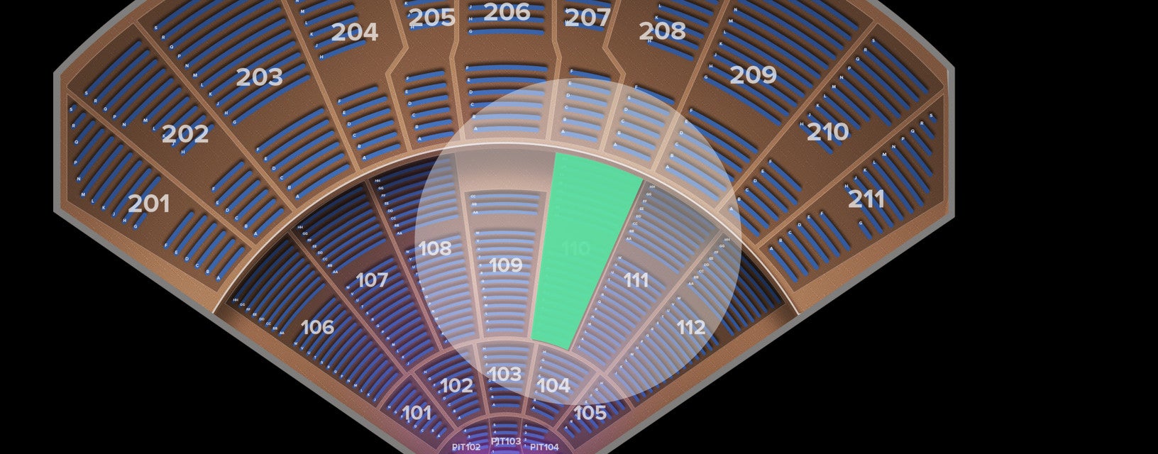 Seat view from Main Floor