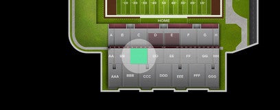 Seat view from General Seating