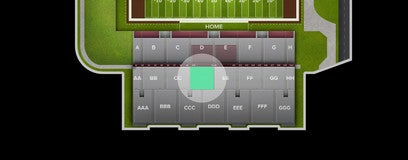 Seat view from Reserved Seating