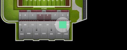 Seat view from General Seating