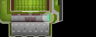 Seat view from Reserved Seating