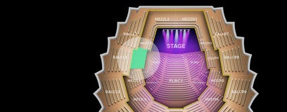 Seat view from Mezzanine Left