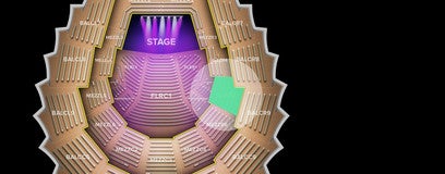 Seat view from Mezzanine Right