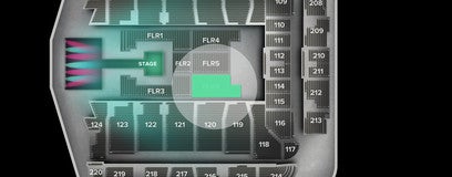 Seat view from Floor