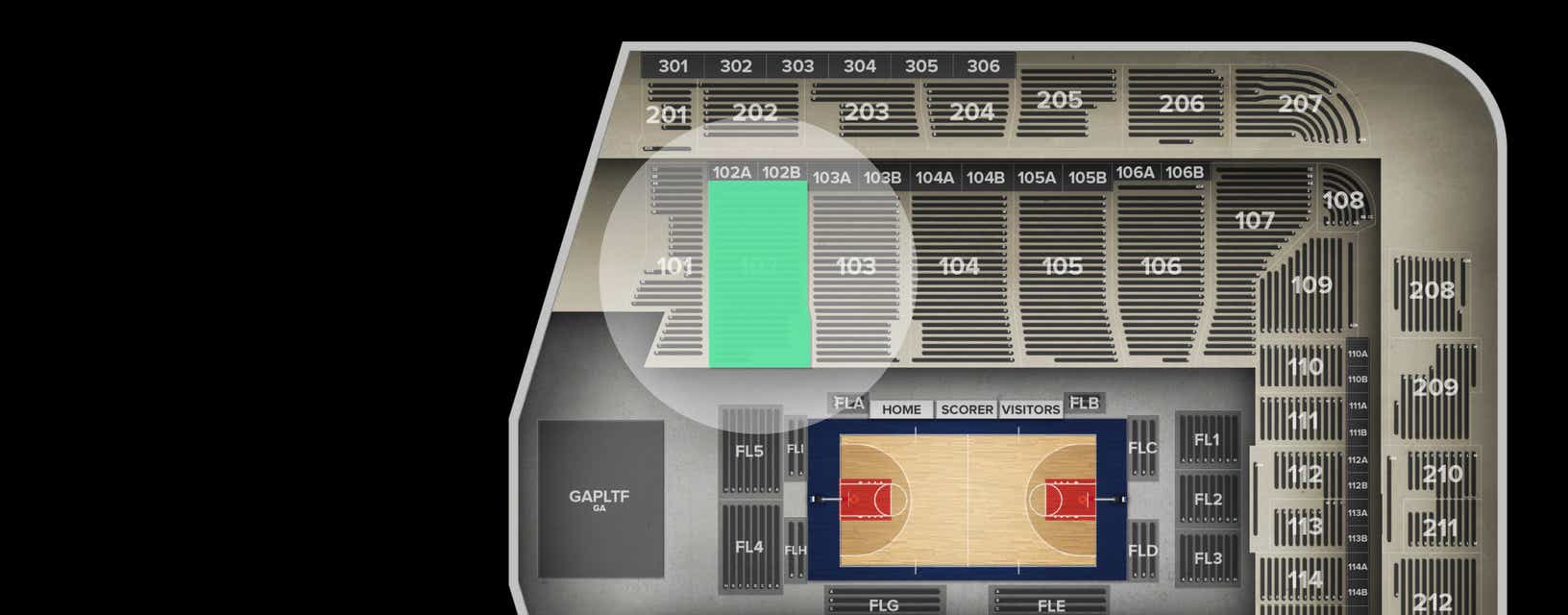 Seat view from Lower