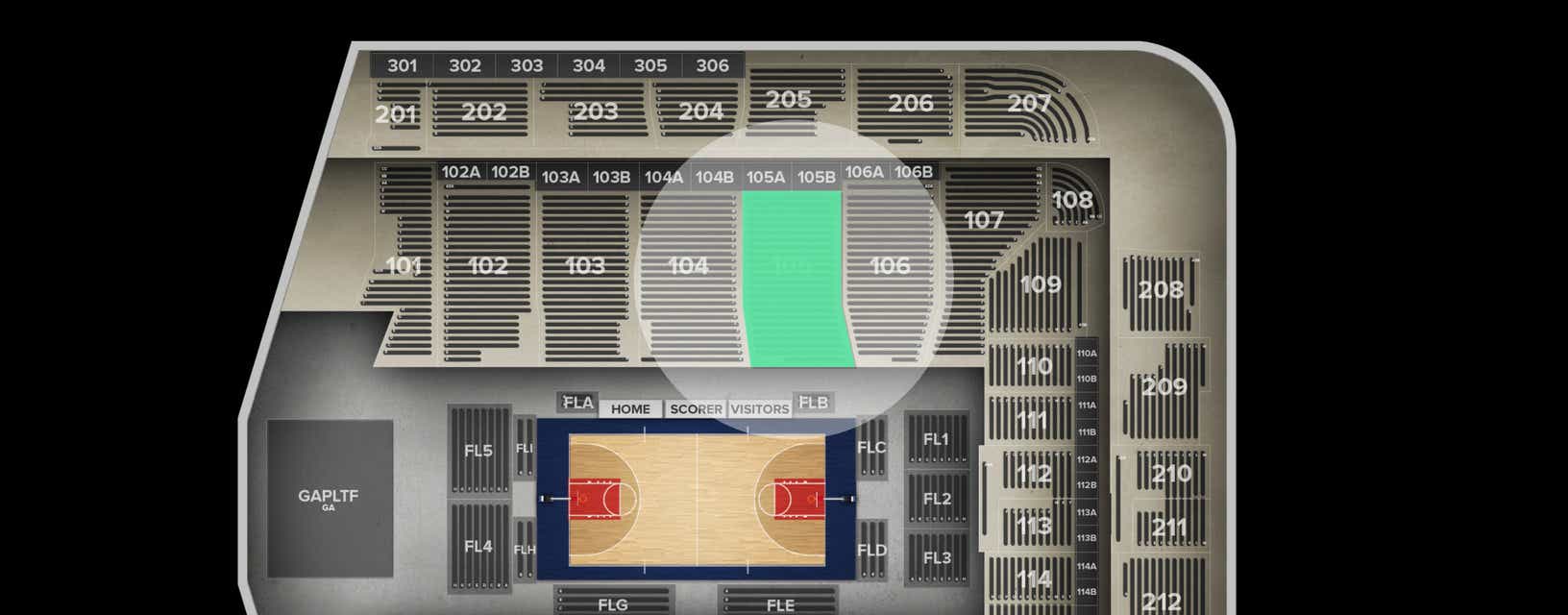 Seat view from Lower