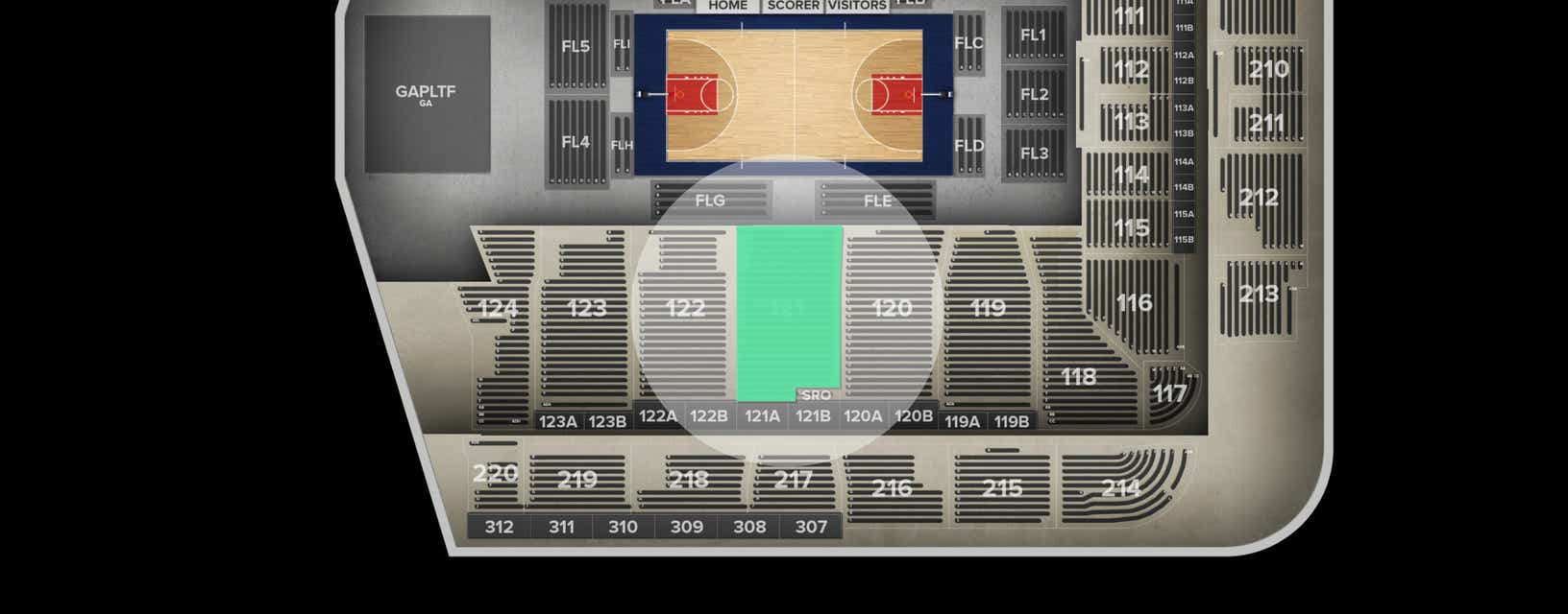 Seat view from Lower