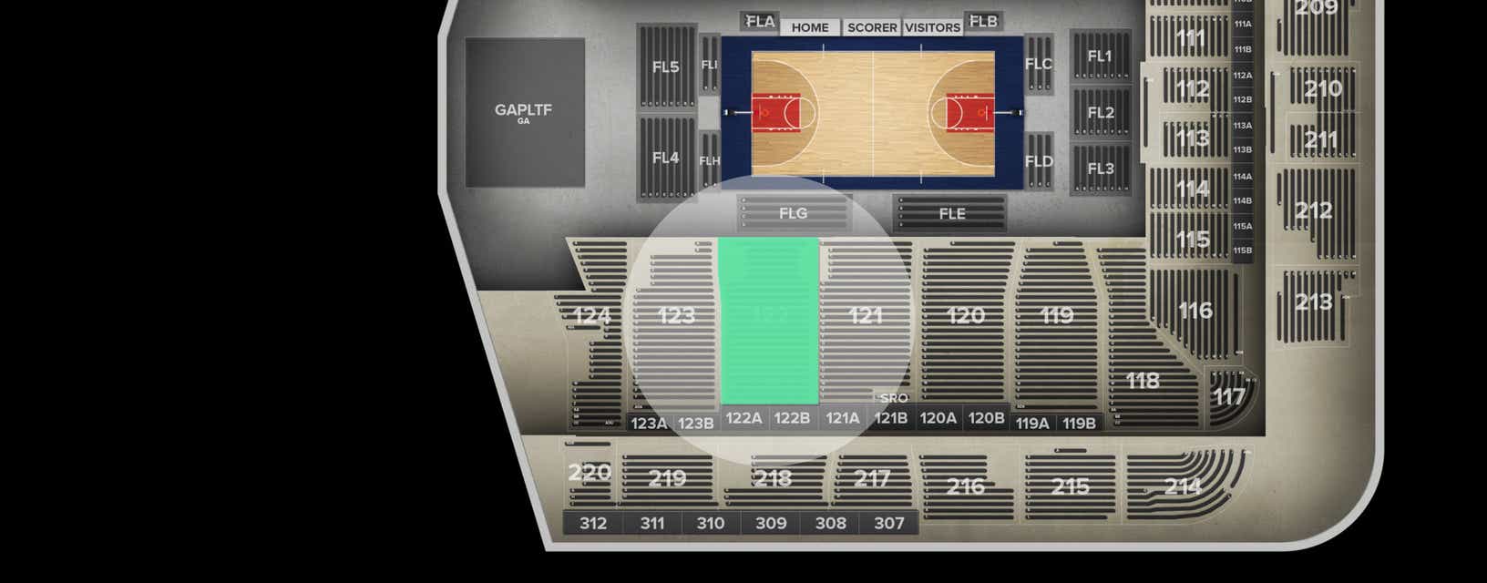 Seat view from Lower
