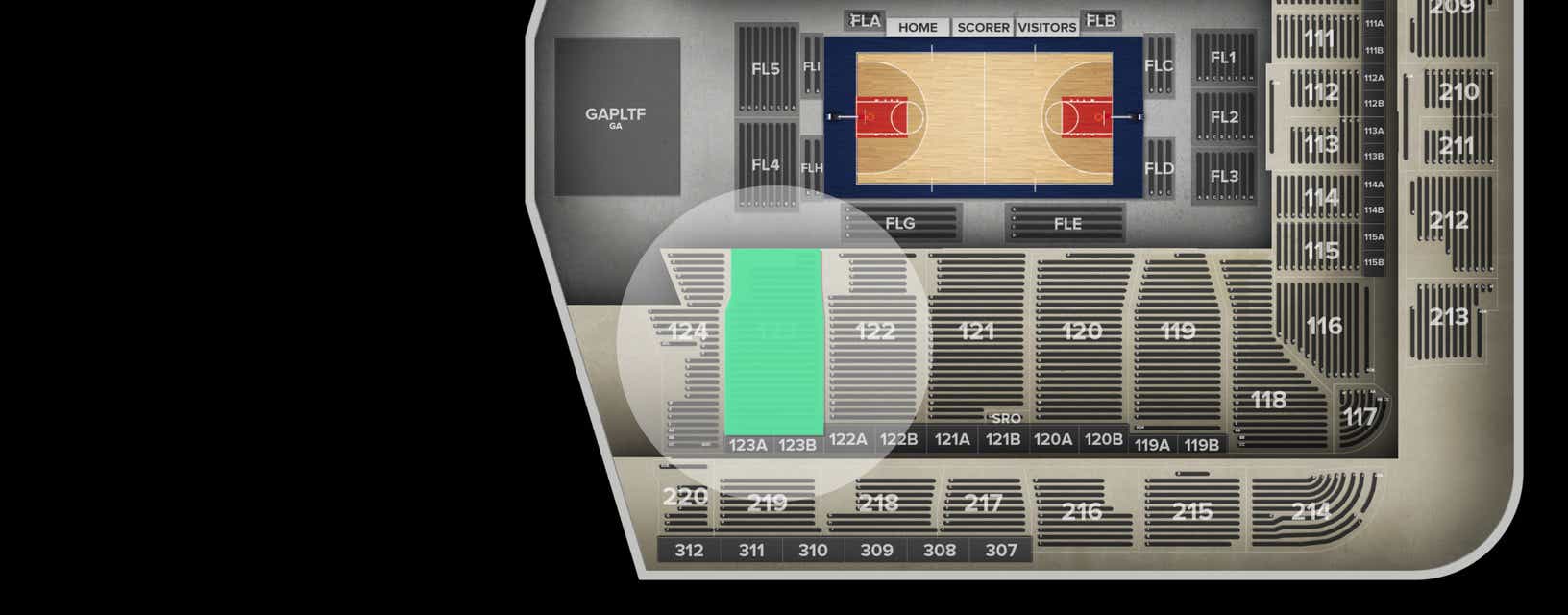 Seat view from Lower