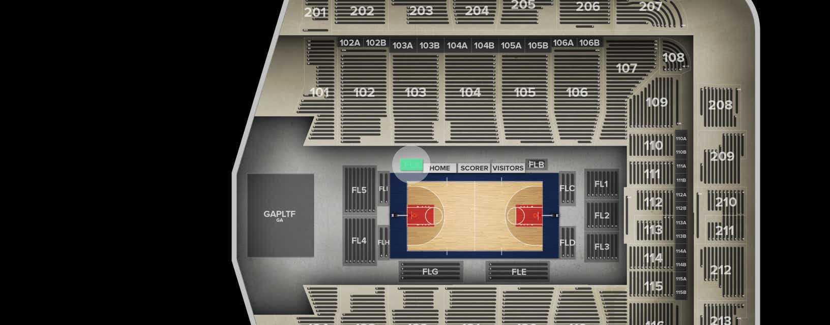 Seat view from Floor