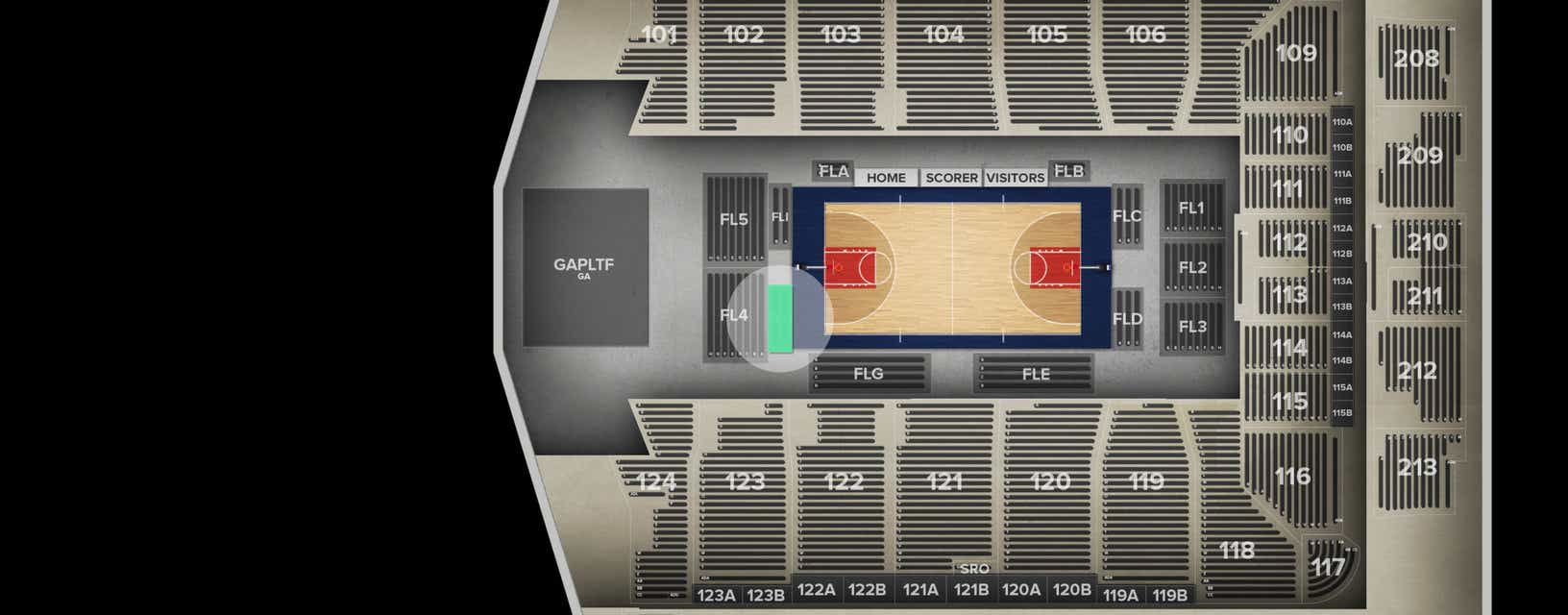Seat view from Floor