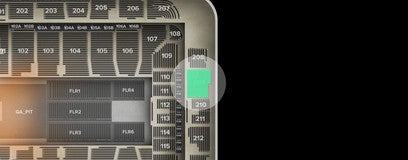 Seat view from Upper