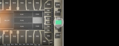 Seat view from Upper