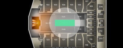 Seat view from Floor