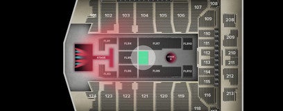Seat view from Floor