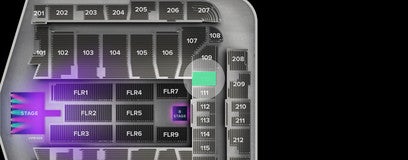 Seat view from Lower