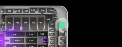 Seat view from Upper